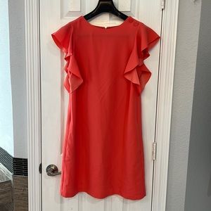 NWT Banana Republic dress with ruffle sleeves